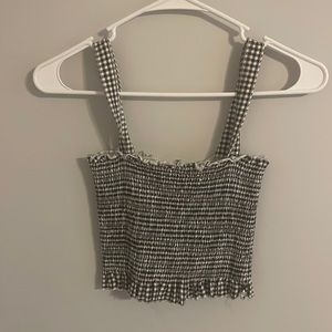 Gingham Crop Top